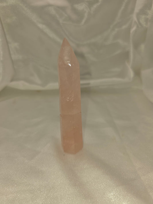 Rose Quartz Tower – 12.5cm (Perfectly Imperfect & Heavily Discounted)