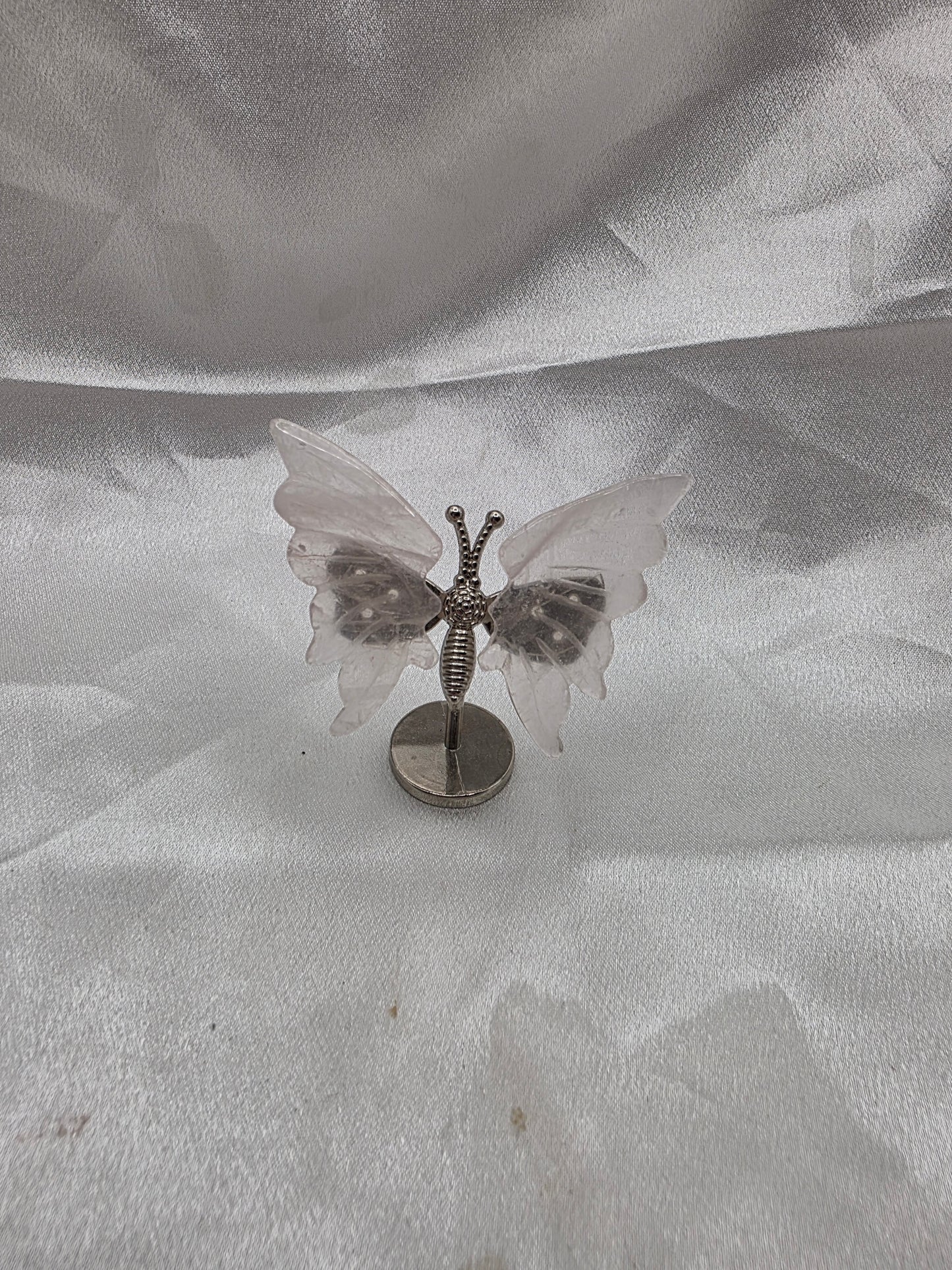 Mini Assorted Crystal Butterflies (Attached Stands)