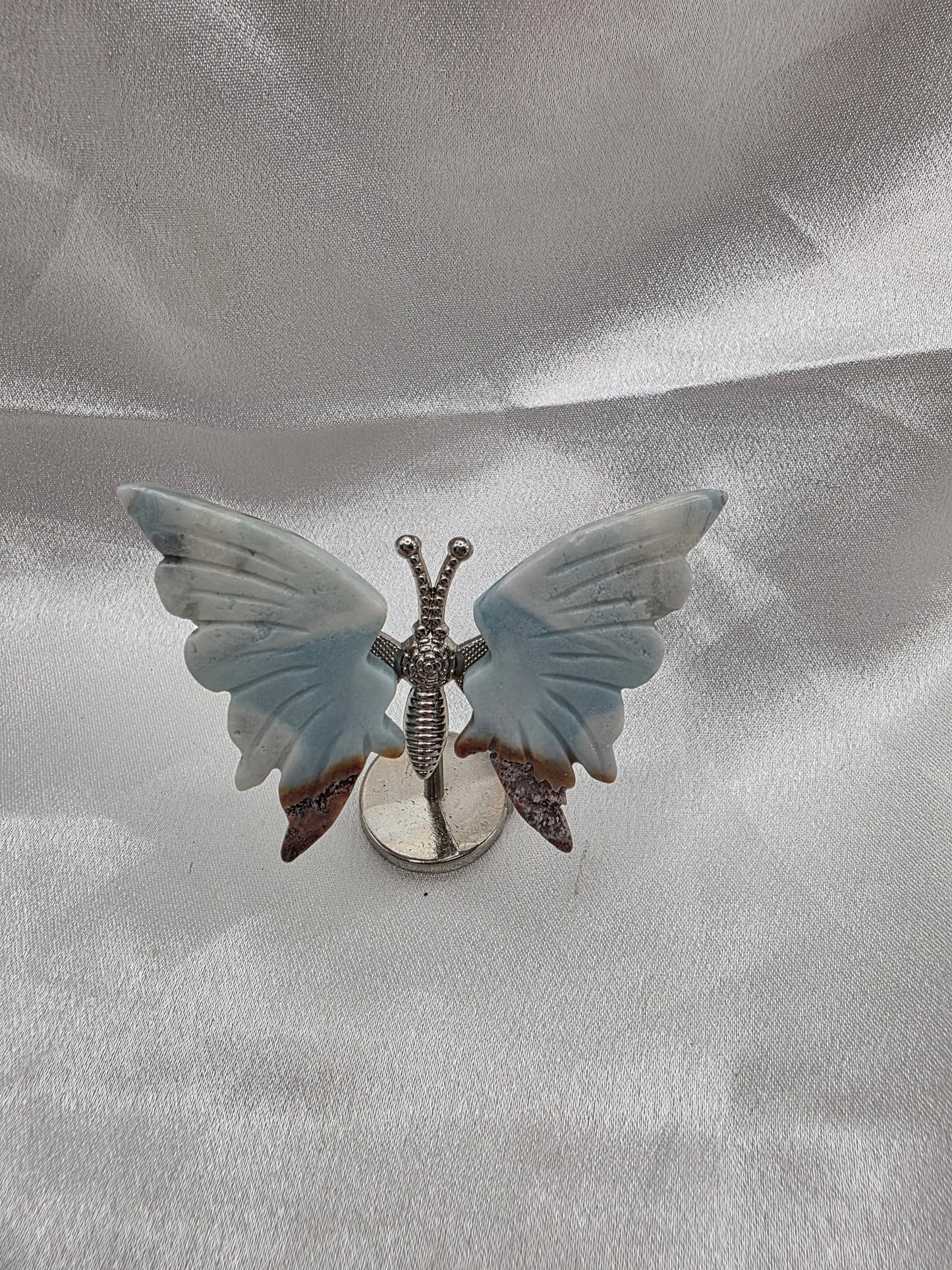 Mini Assorted Crystal Butterflies (Attached Stands)