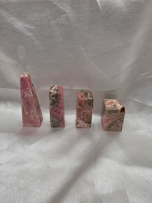 Rhodochrosite Towers (High-Grade • Argentina • Collector Quality)