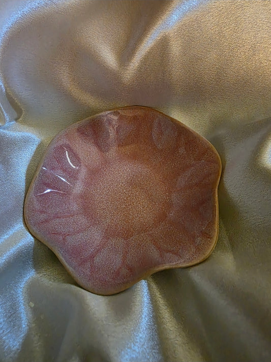 Pink Lotus Blossom Ceramic Trinket Dish – Jewellery, Crystals & Decor