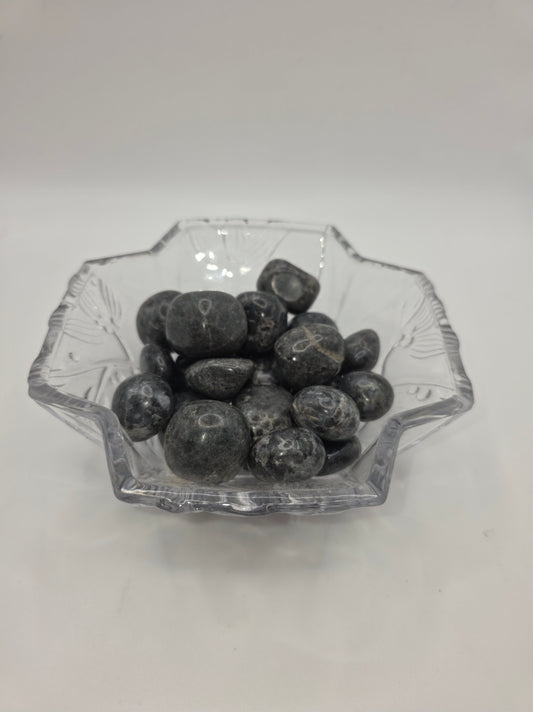 Larvikite Tumbles – $3 Each or 4 for $10 (Use Code: 4FOR10)