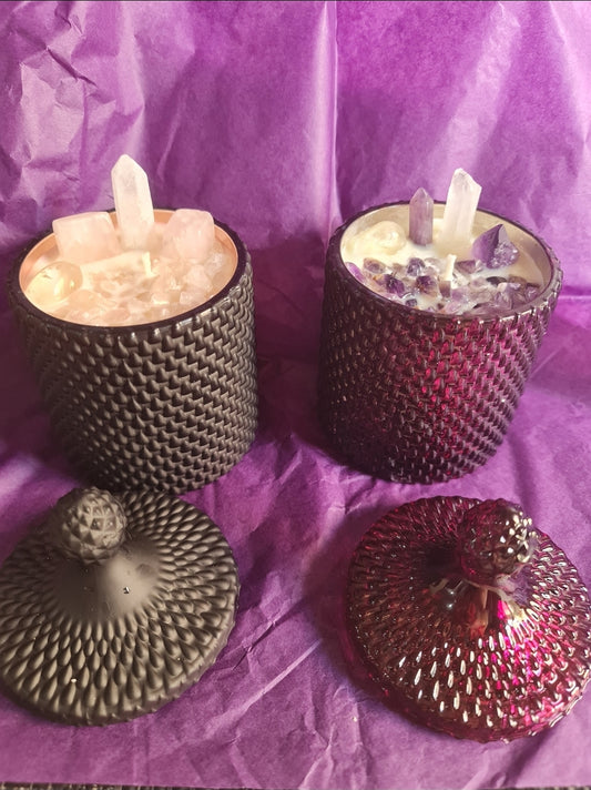 🔮 Crystal Infused Spell Candles 🔮