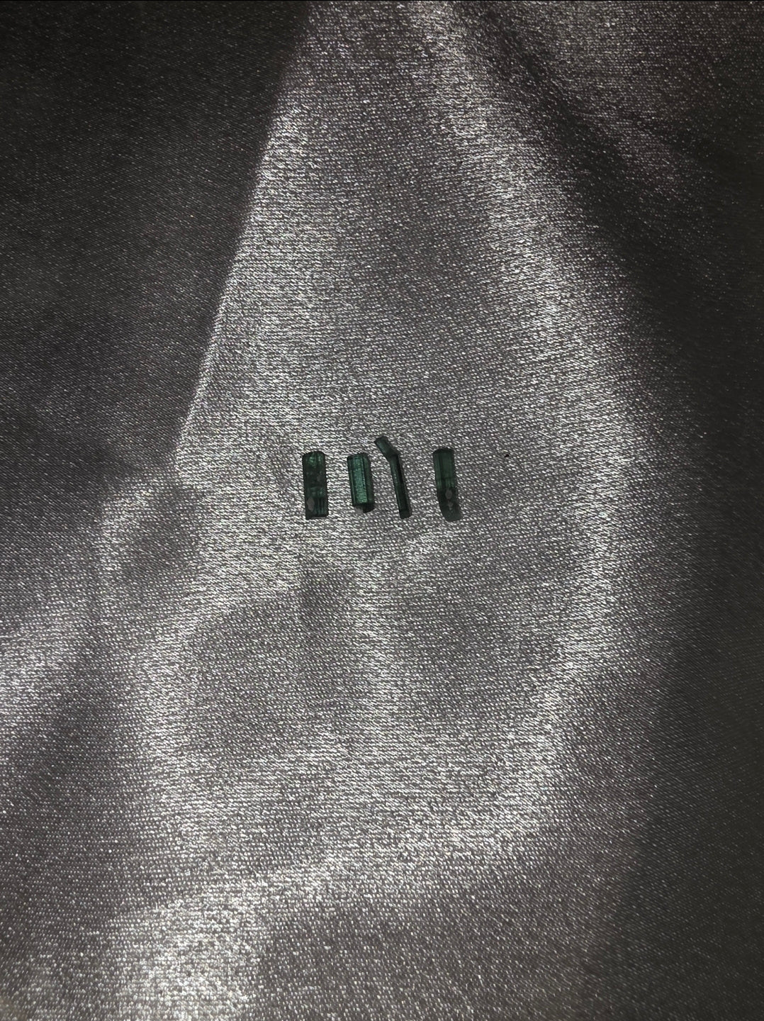 Rare Blue/Green Tourmaline Rods – Intuitively Chosen (1cm) in Display Specimen Box