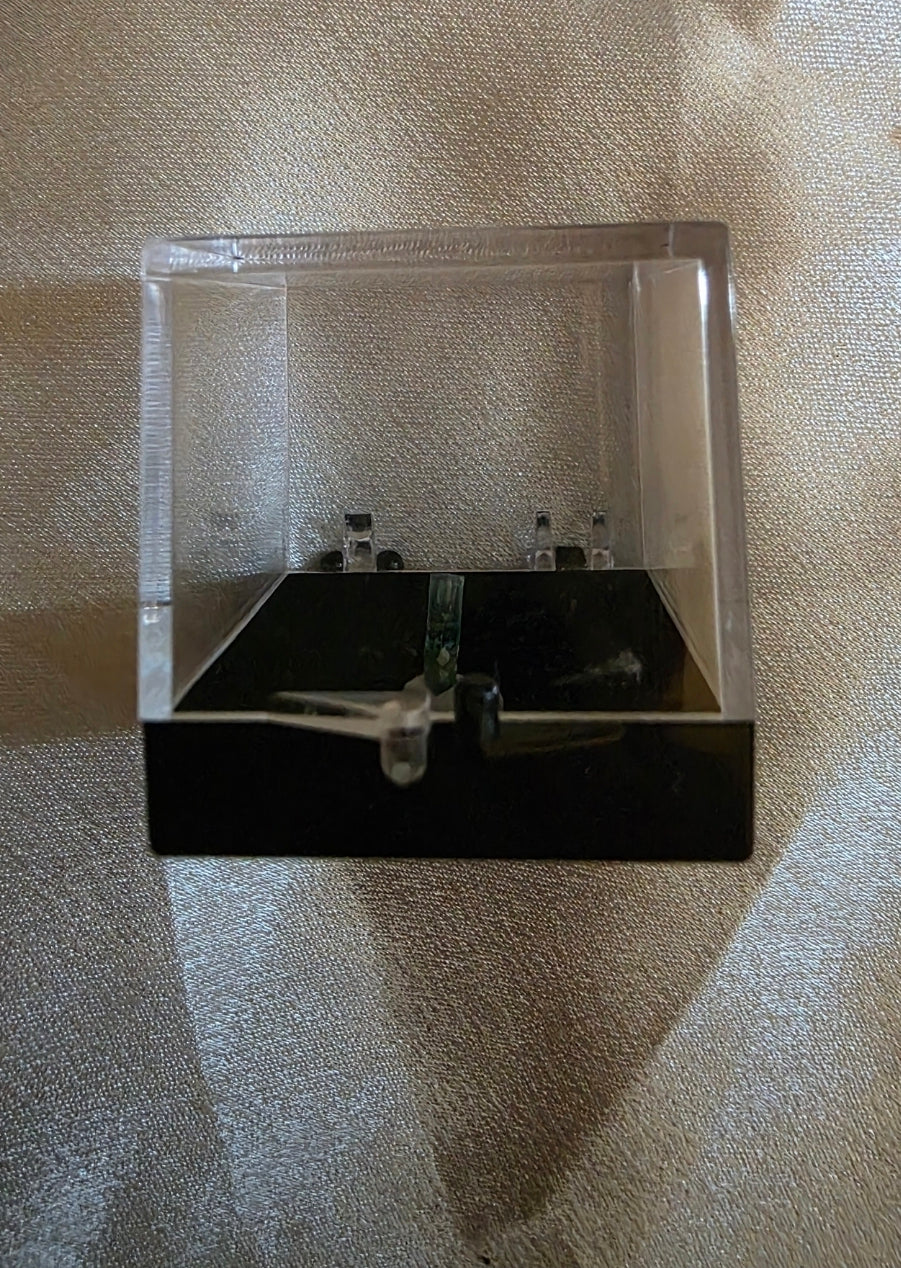 Rare Blue/Green Tourmaline Rods – Intuitively Chosen (1cm) in Display Specimen Box