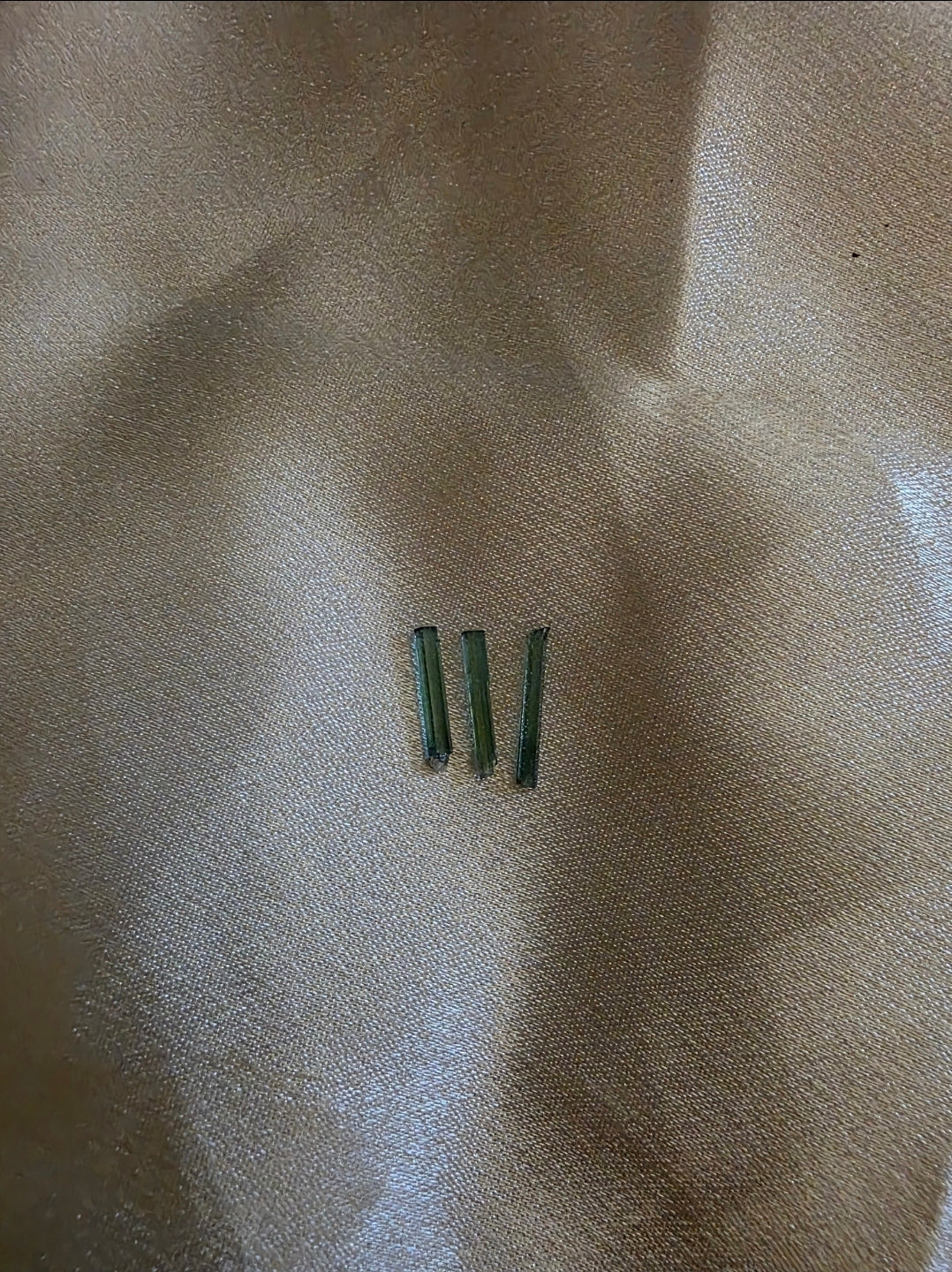 Rare Blue/Green Tourmaline Rods – Intuitively Chosen (1.5-2cm) in Display Specimen Box