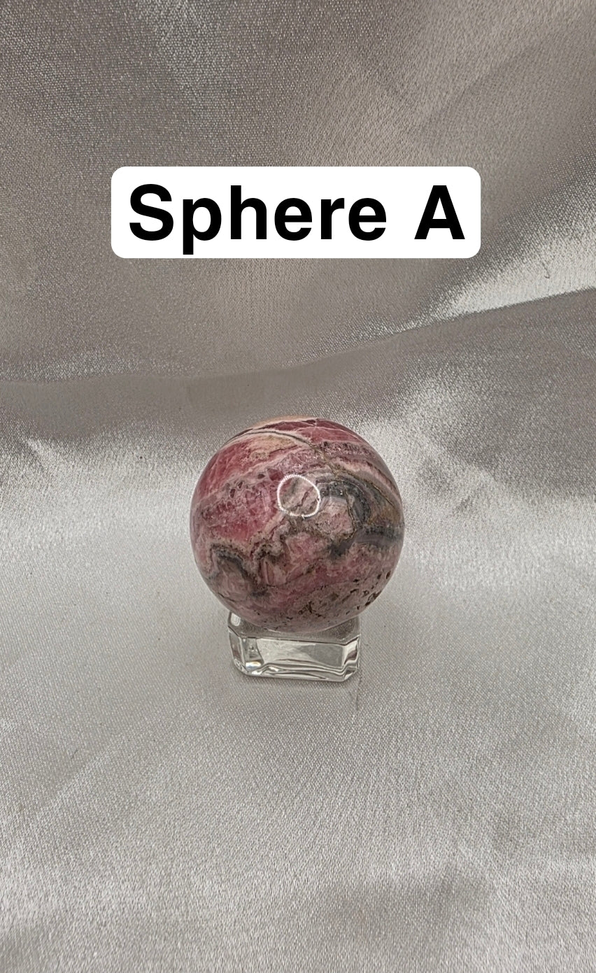 Rhodochrosite Spheres – High Grade • Argentina (Collector’s Pieces • Polished & Powerful)