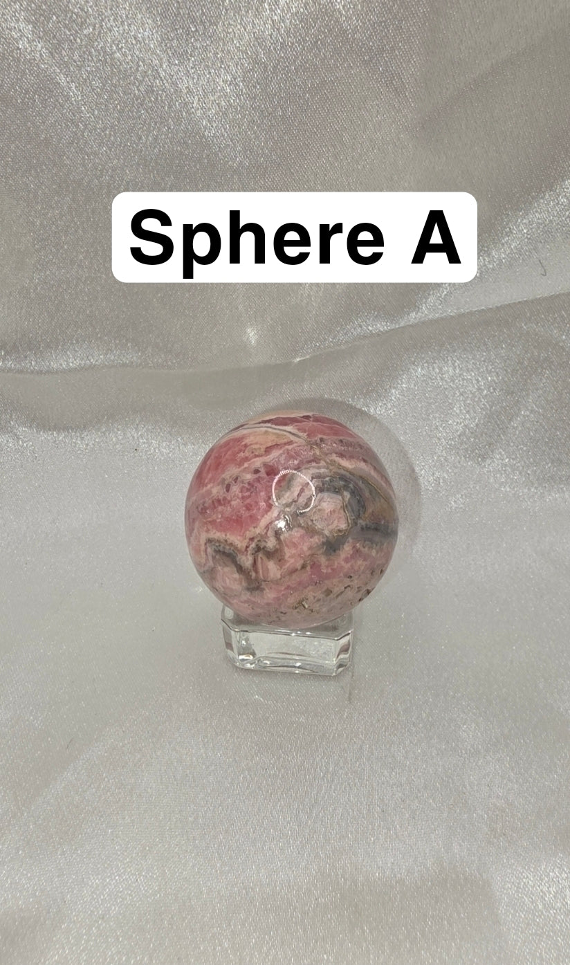 Rhodochrosite Spheres – High Grade • Argentina (Collector’s Pieces • Polished & Powerful)
