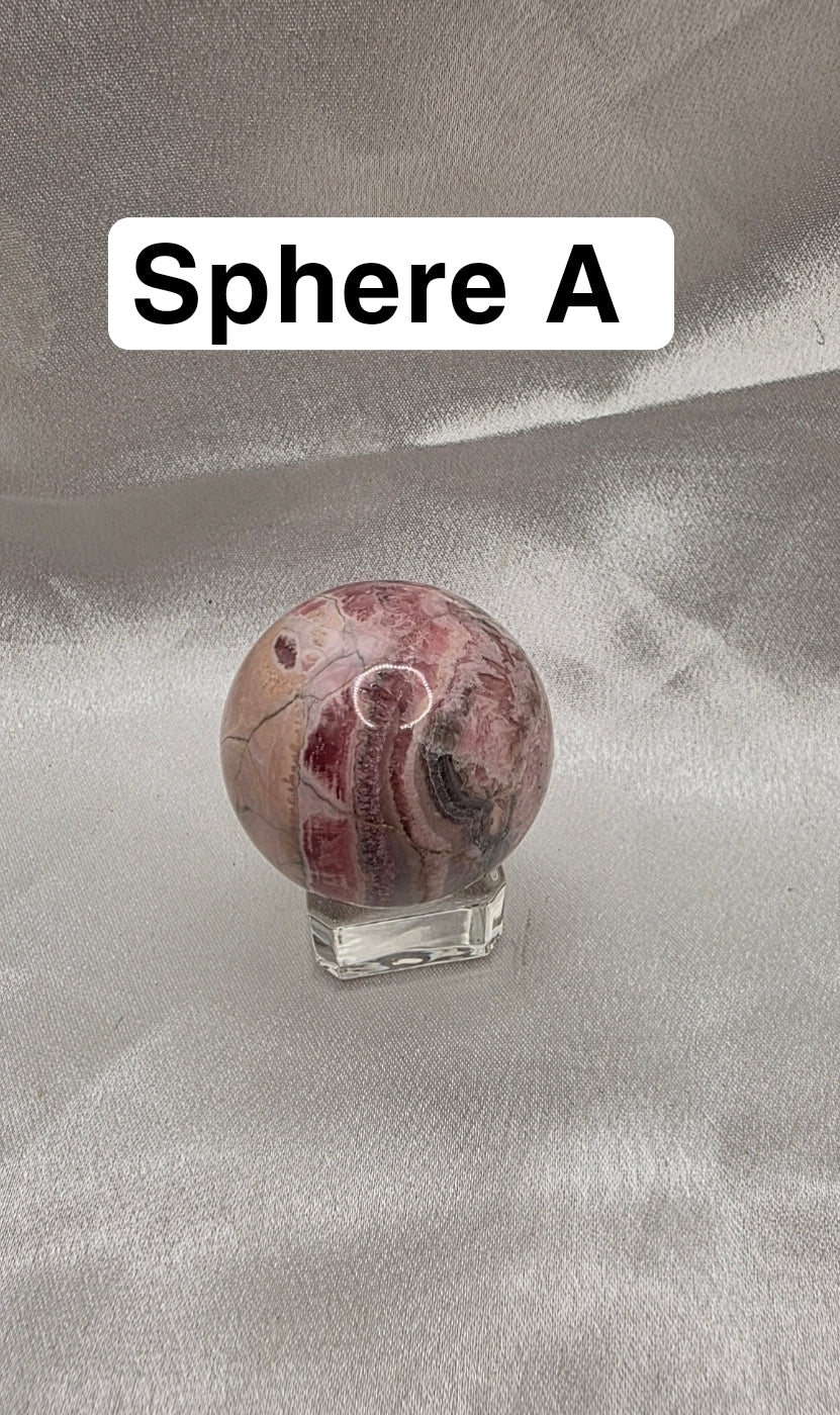 Rhodochrosite Spheres – High Grade • Argentina (Collector’s Pieces • Polished & Powerful)