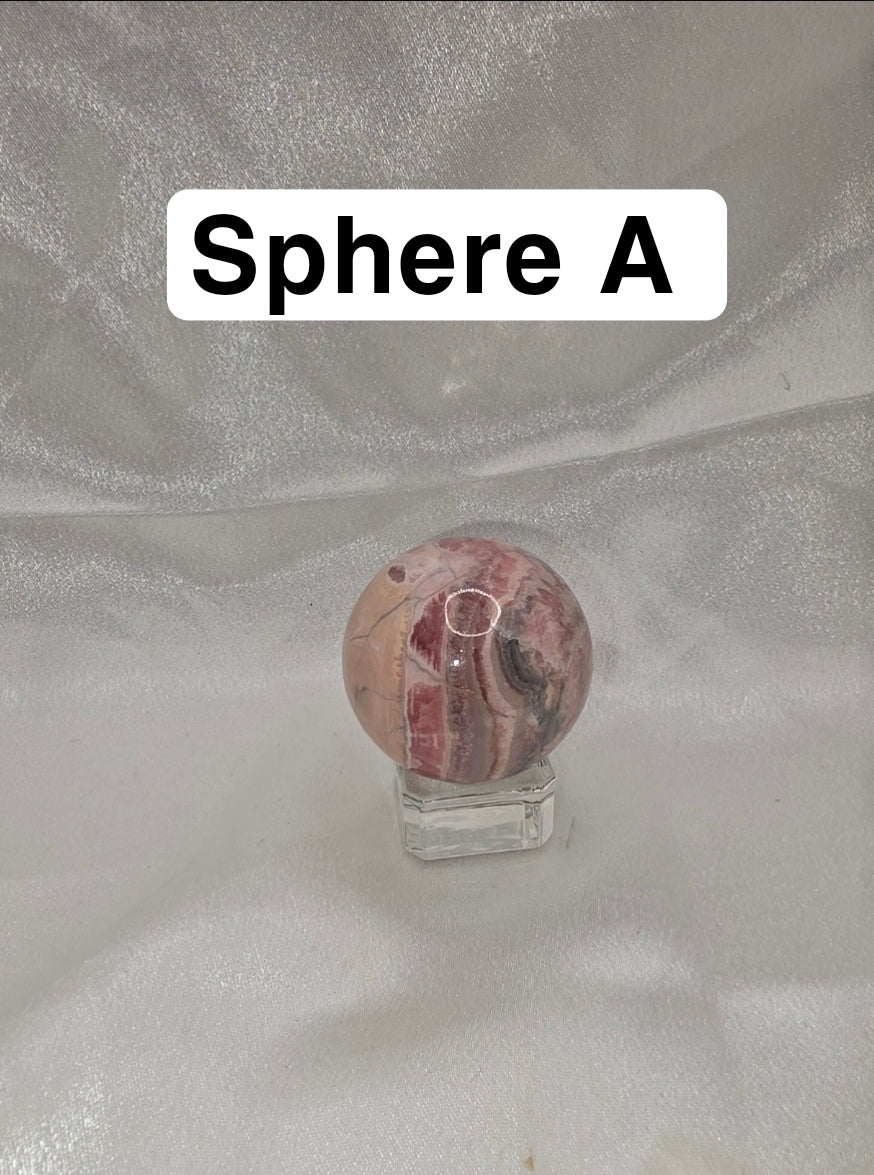 Rhodochrosite Spheres – High Grade • Argentina (Collector’s Pieces • Polished & Powerful)