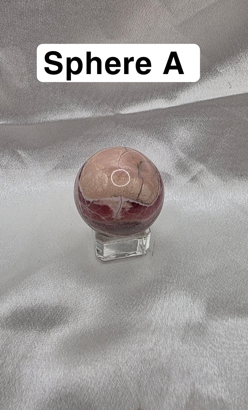 Rhodochrosite Spheres – High Grade • Argentina (Collector’s Pieces • Polished & Powerful)