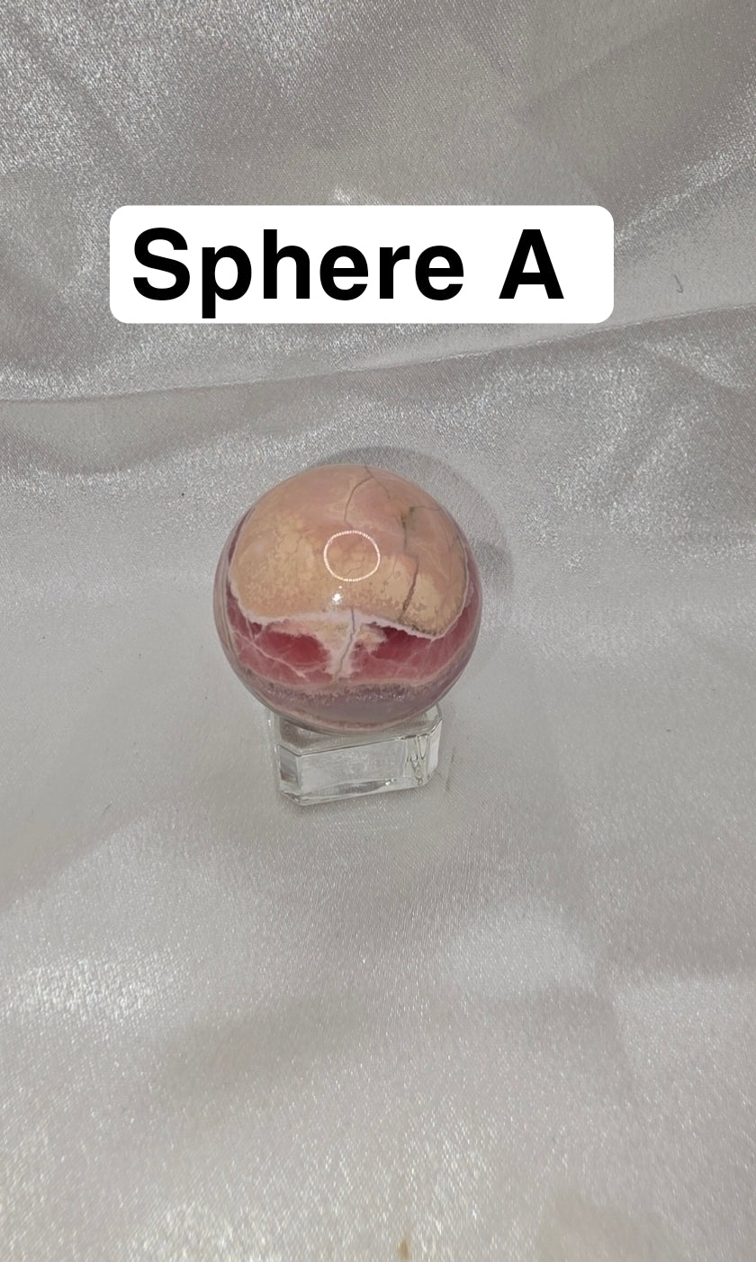 Rhodochrosite Spheres – High Grade • Argentina (Collector’s Pieces • Polished & Powerful)