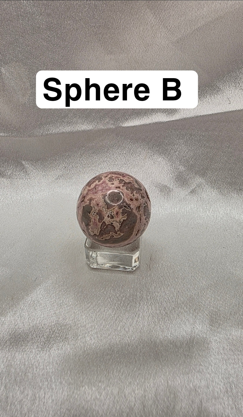 Rhodochrosite Spheres – High Grade • Argentina (Collector’s Pieces • Polished & Powerful)