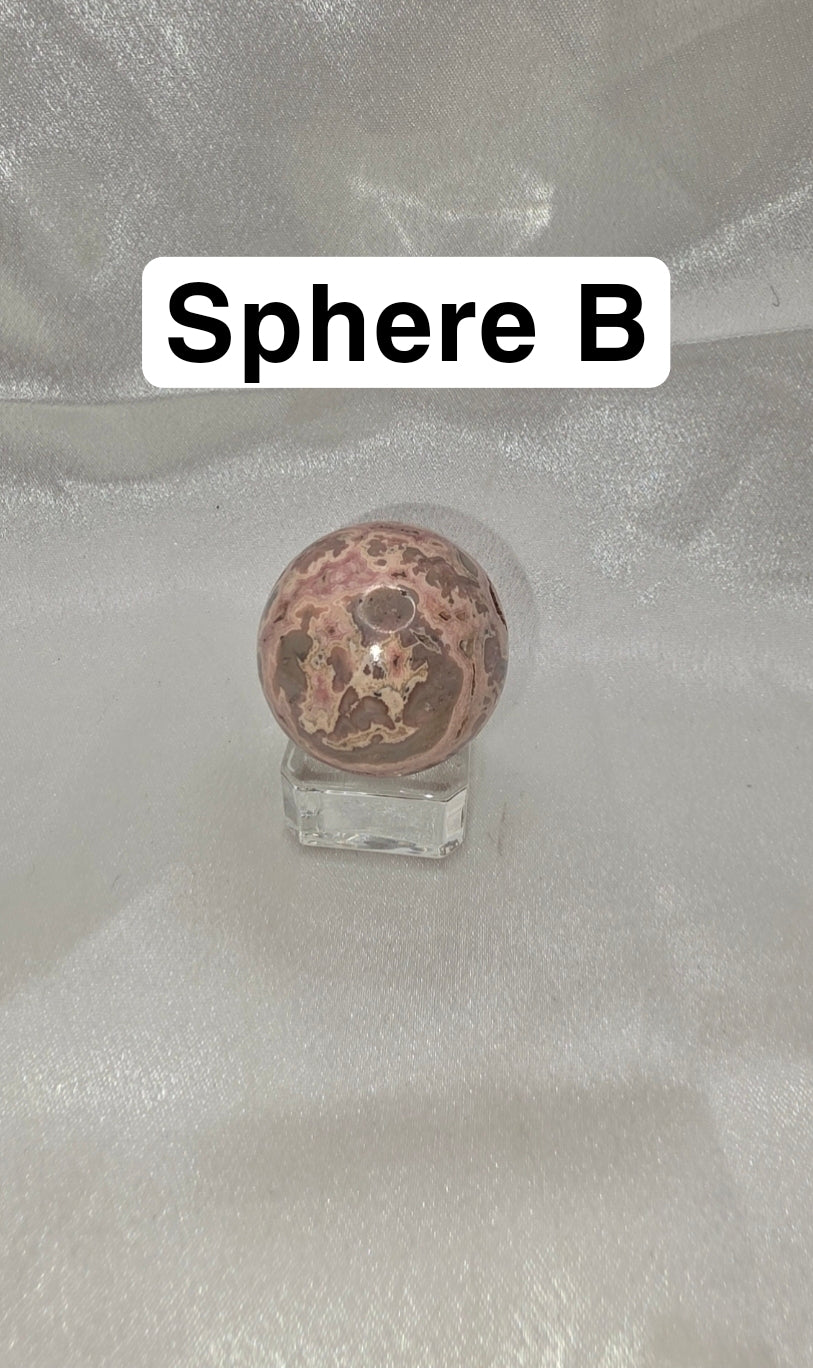 Rhodochrosite Spheres – High Grade • Argentina (Collector’s Pieces • Polished & Powerful)