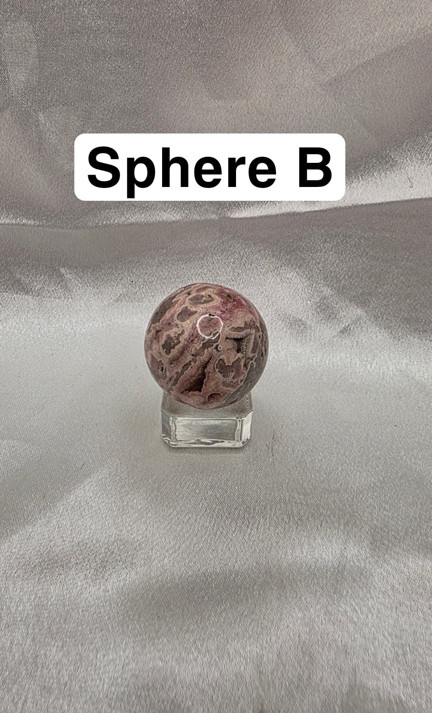 Rhodochrosite Spheres – High Grade • Argentina (Collector’s Pieces • Polished & Powerful)