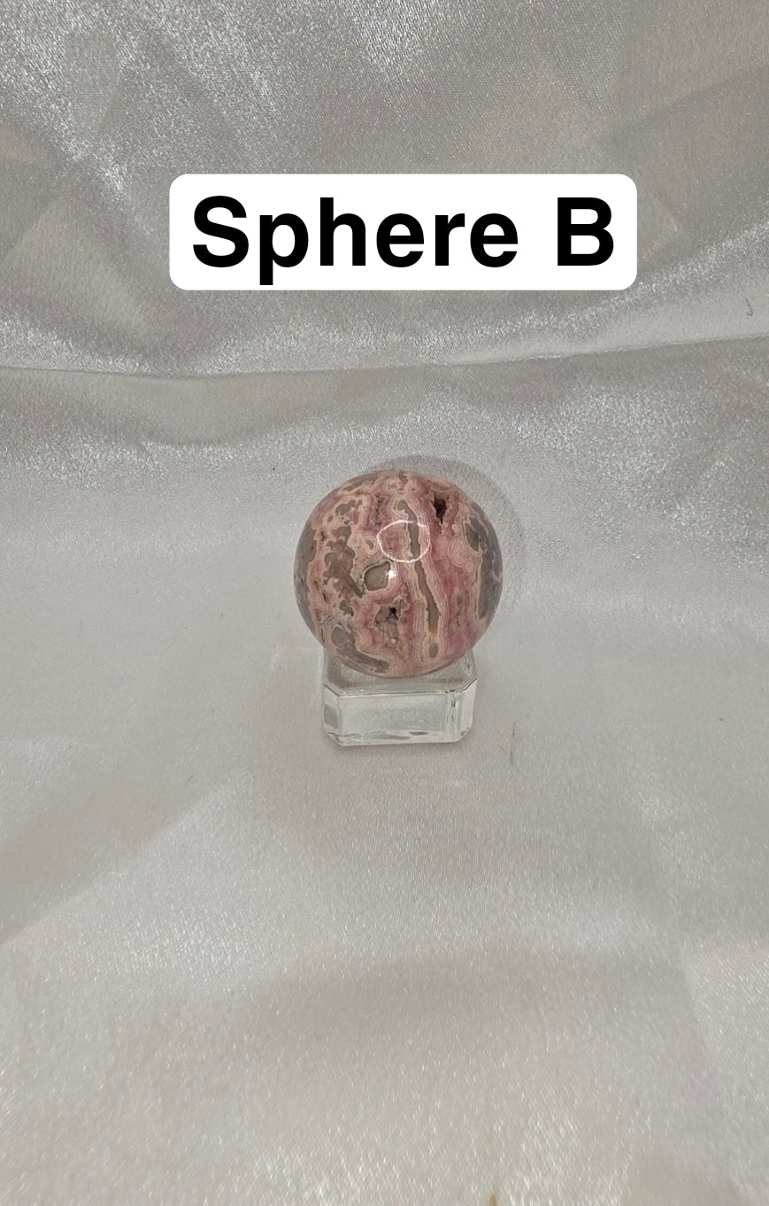 Rhodochrosite Spheres – High Grade • Argentina (Collector’s Pieces • Polished & Powerful)
