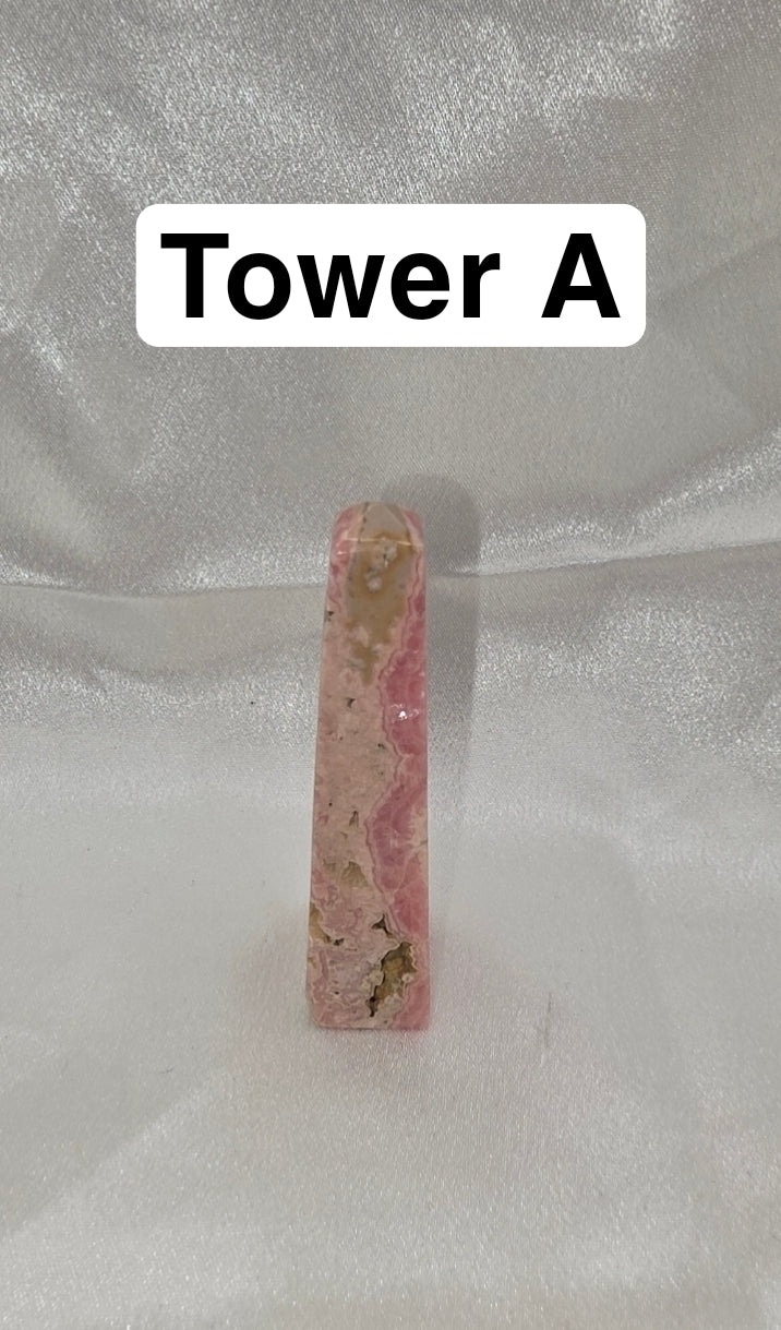 Rhodochrosite Towers (High-Grade • Argentina • Collector Quality)