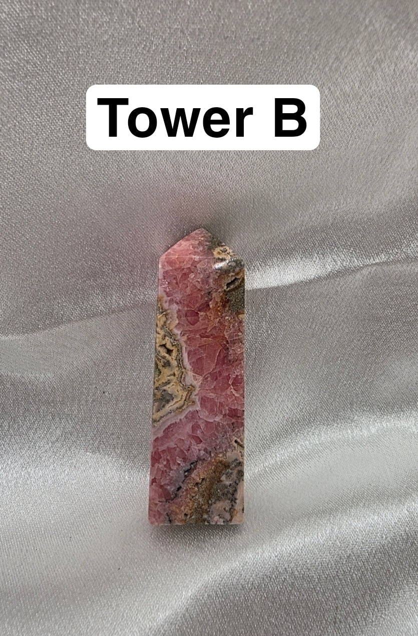 Rhodochrosite Towers (High-Grade • Argentina • Collector Quality)
