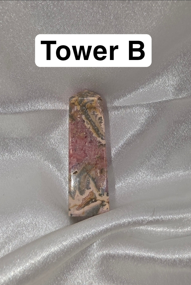 Rhodochrosite Towers (High-Grade • Argentina • Collector Quality)