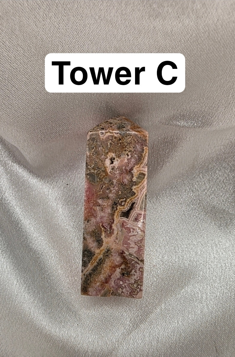 Rhodochrosite Towers (High-Grade • Argentina • Collector Quality)