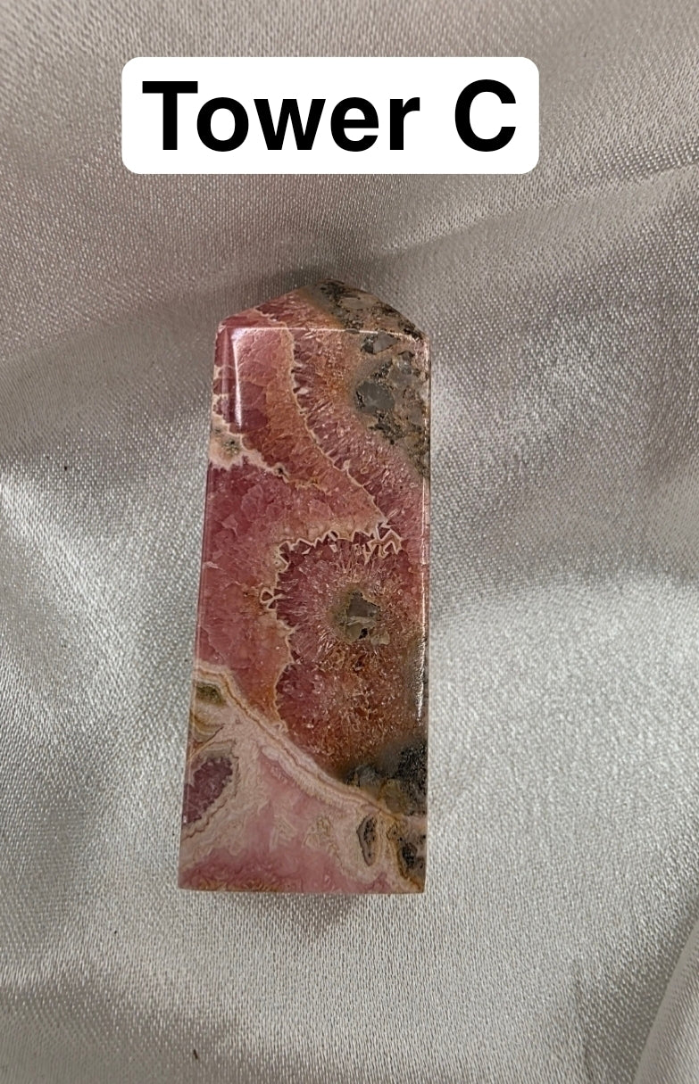 Rhodochrosite Towers (High-Grade • Argentina • Collector Quality)