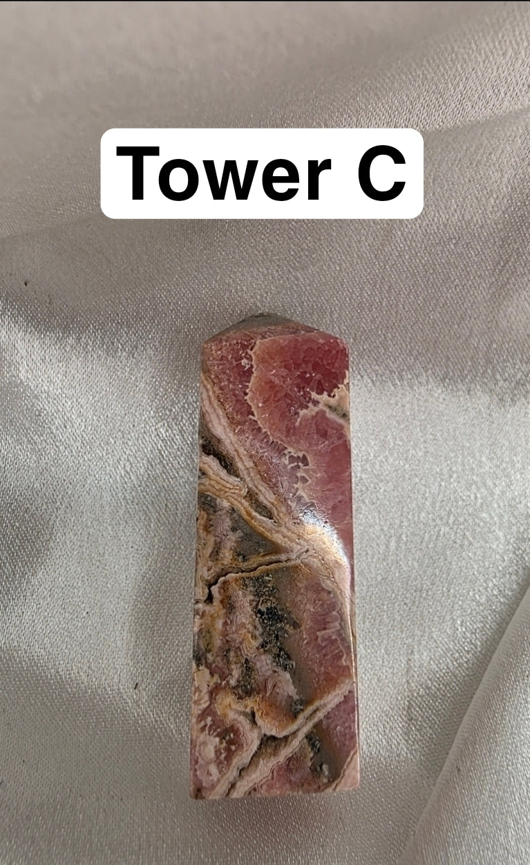 Rhodochrosite Towers (High-Grade • Argentina • Collector Quality)