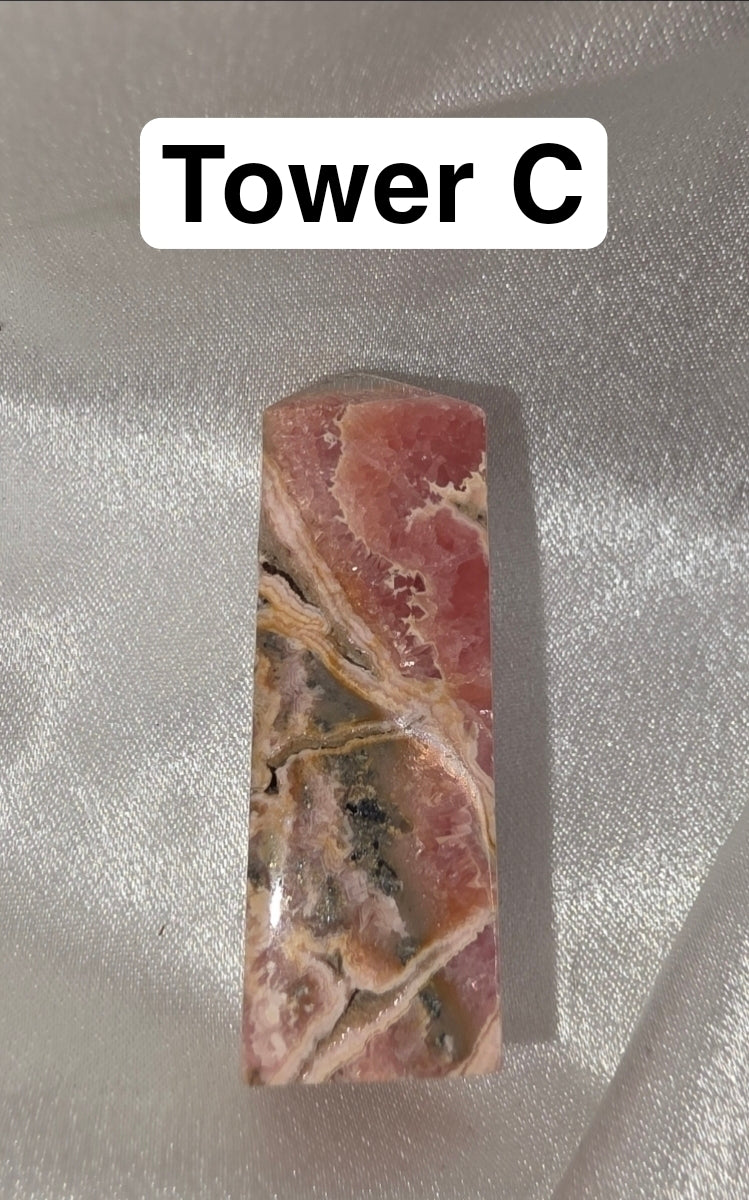 Rhodochrosite Towers (High-Grade • Argentina • Collector Quality)