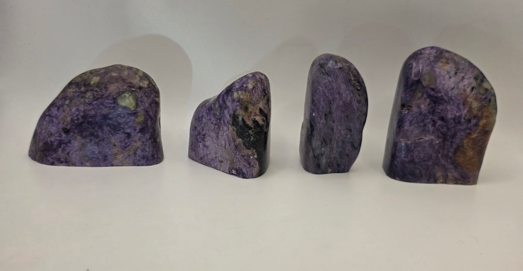 Ultra-Rare High-Grade Charoite Freeforms – Ethereal Purple Swirls • One-Source Mineral • Mine Depleted & Restricted