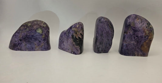Ultra-Rare High-Grade Charoite Freeforms – Ethereal Purple Swirls • One-Source Mineral • Mine Depleted & Restricted